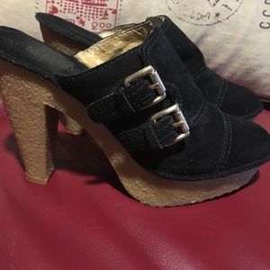 MICHAEL KORS SUEDE MULES